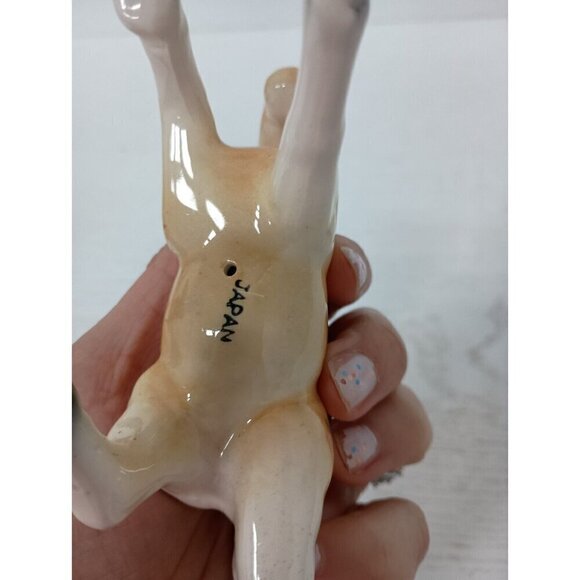 Vintage Ceramic Pottery Palomino Horse Pony Figurine Prancing Collectible Japan - Picture 9 of 11